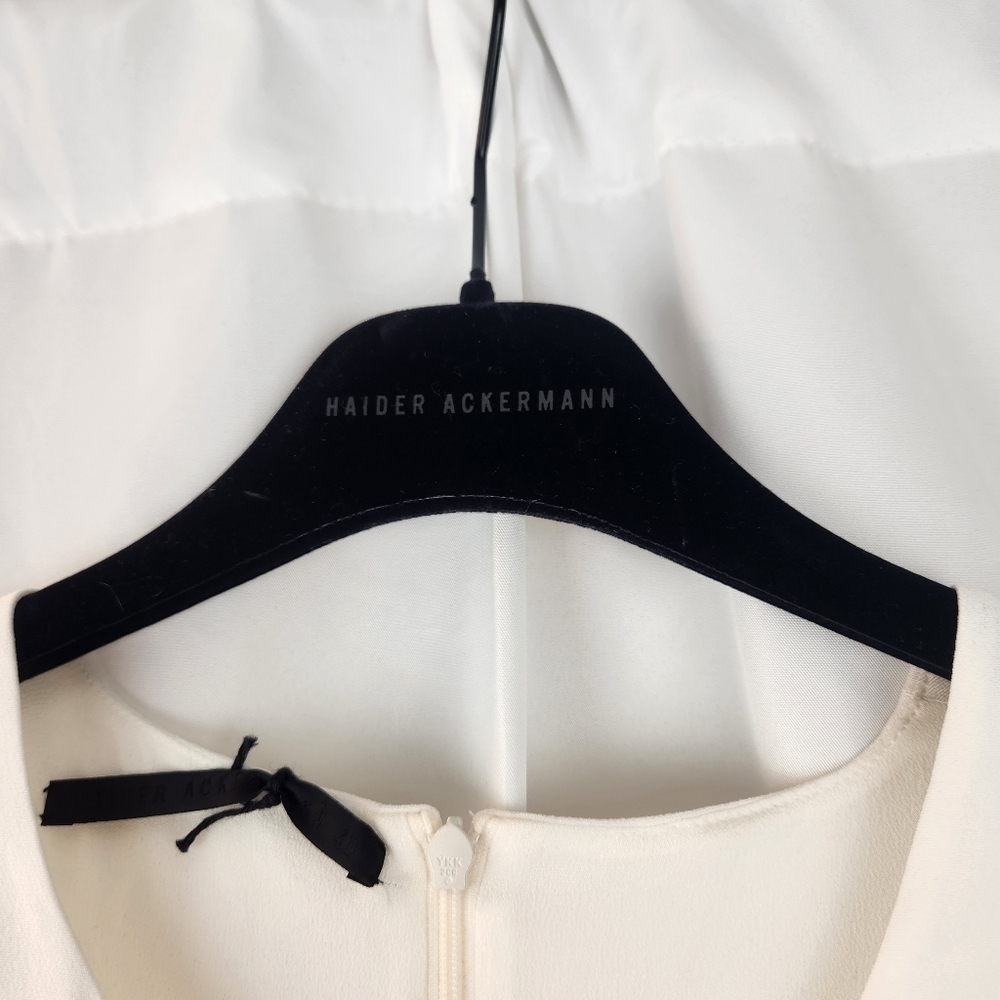 Haider Ackermann Runway White Coronus Drape Top size 8(40) BNWT - Picture 7 of 14